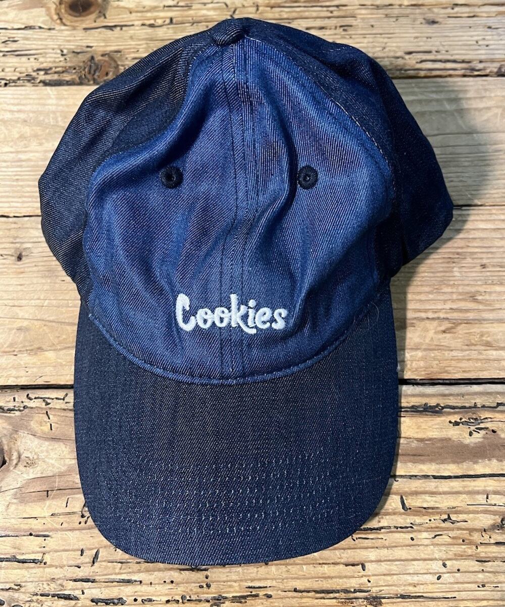 Cookies Unisex OS Blue Denim Baseball Cap W/Adjistable Strap NWOT